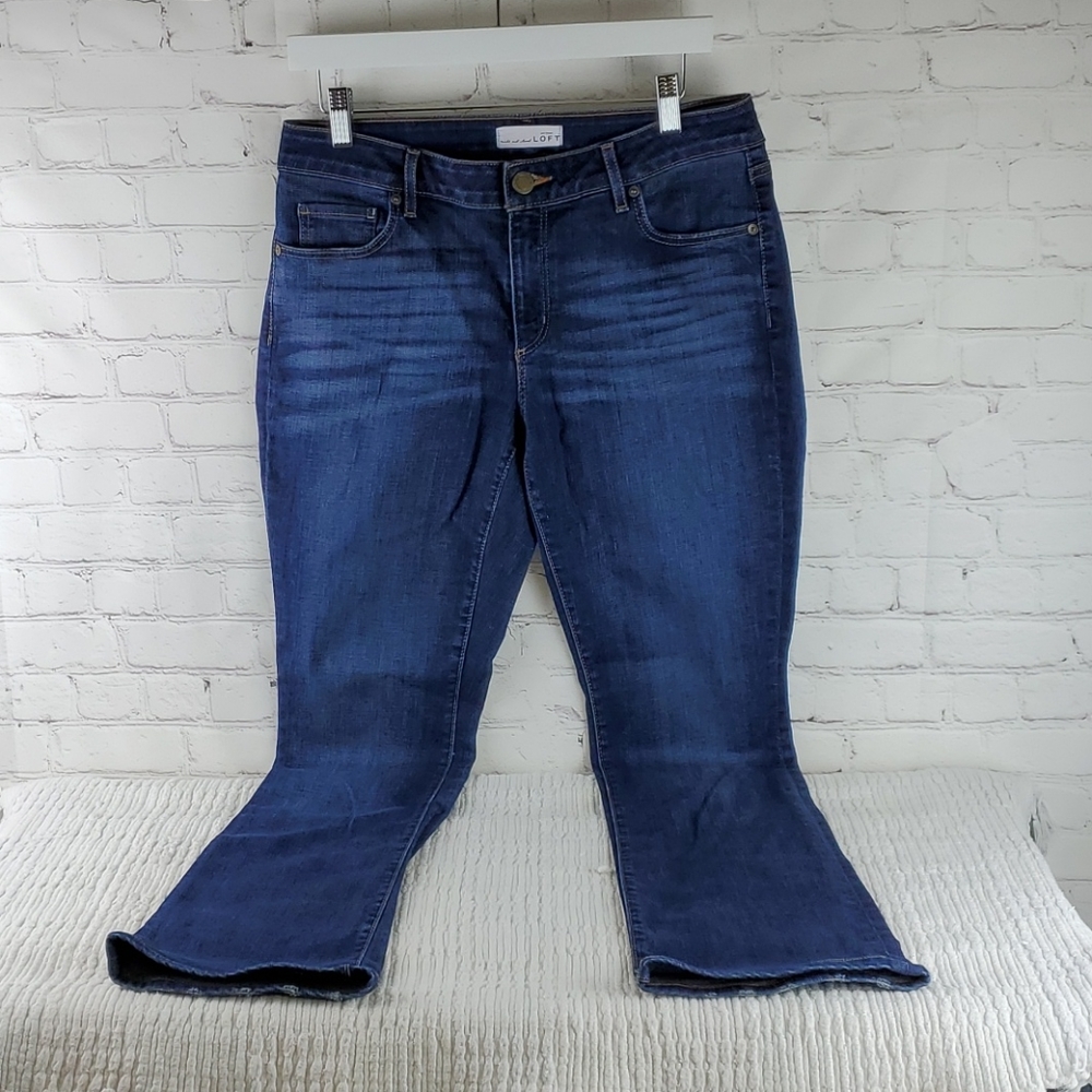 Ann Taylor Loft Curvy Boot Jeans